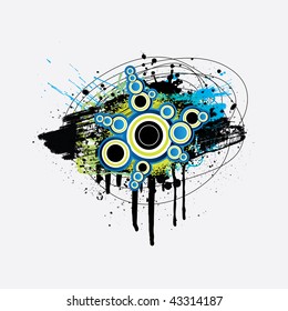 Abstract Circles Background