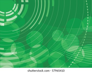 Abstract Circles Background