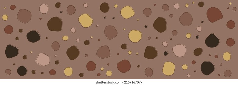 Resumen de los círculos de fondo. Formas geométricas redondeadas y coloridas. Diseño minimalista y moderno. Textura o patrón de fondo del vector. Textura del suelo.