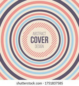 Abstract circles background. Abstract geometric composition. Applicable for covers, placards, posters, brochures, flyers, banner designs. Color vector illustration.