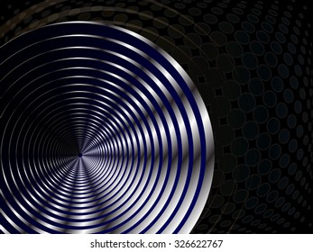 Abstract circles background with halftone effect