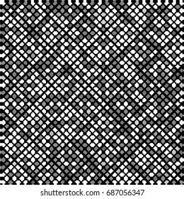 abstract circles background. merged point. halftone effect. monochrome texture. vector illustration
