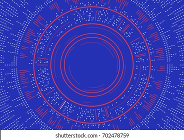 abstract circles background sound wave concept