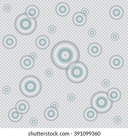 abstract circles background with transparent colors
