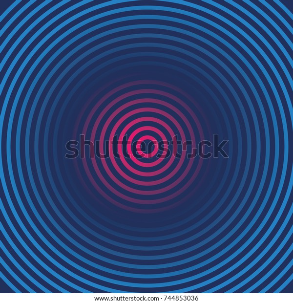 Abstract Circles Background Vector Design Element Stock