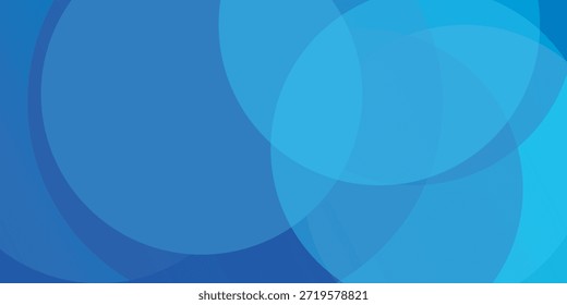 Abstrato Círculos Azul Sobreposição Formas Design Fundo Ilustração para web design e apresentações com modernos círculos estéticos e em camadas, 173 caracteres