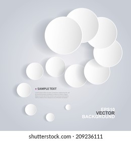 Diseño de círculos abstractos