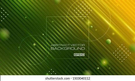 Abstract circles and diagonal lines on gradient background. Eps10 vector