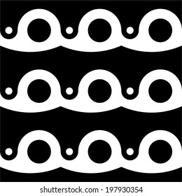 Abstract circles and dots pattern.