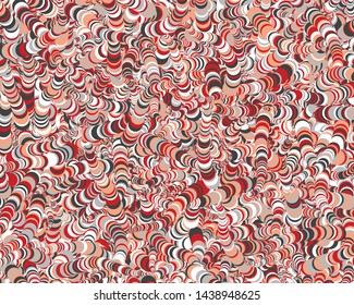 Abstract Circles Generative Art background illustration