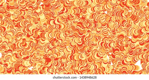 Abstract Circles Generative Art background illustration