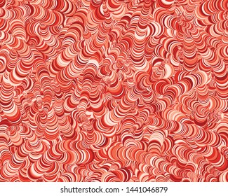 Abstract Circles Generative Art background illustration