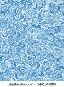 Abstract Circles Generative Art background illustration