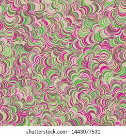 Abstract Circles Generative Art background illustration