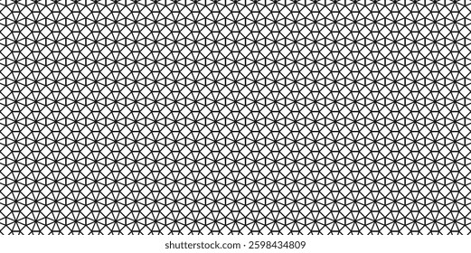 Abstract circles geometric pattern, Simple lattice graphic design. Triangular 3D Line Art. Linear graphic design. Retro. Art deco. Repeating geometric background.