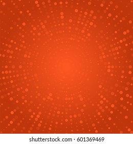 Abstract circles. Halftone effect. Abstract dotted background. Vector Illustration.