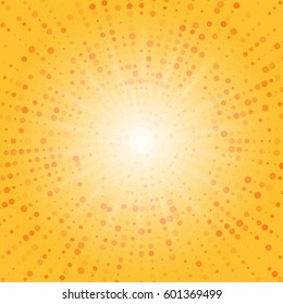 Abstract circles. Halftone effect. Abstract dotted background. Vector Illustration.