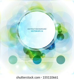 Abstract Circles Light Vector Background