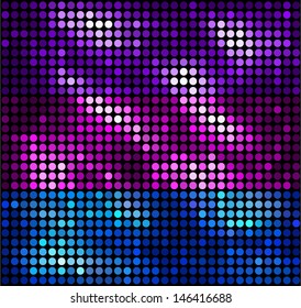 Abstract circles like vector bokeh effect