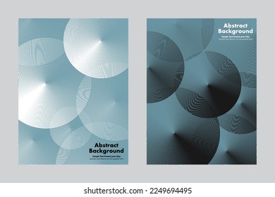 Abstract circles and lines background, geometric vector design, cover posters flyers leaflets brochures wallpaper backdrop layout templates vertical banner website business cards, minimal, overlapping