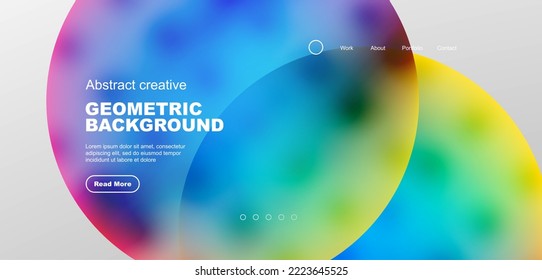 Abstrakte Kreise und Linien geometrischer minimaler trendiger Hintergrund. Geschäfts- oder Technologiedesign für Bildschirmhintergründe, Banner, Hintergrund, Landing-Page, Tape-Kunst, Einladung, Drucke