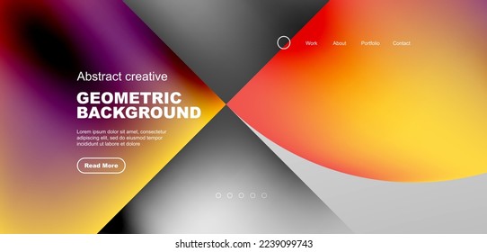 Resumen de círculos y líneas de fondo geométrico mínimo a la moda. Diseño comercial o tecnológico para papel de pared, banner, fondo, página de aterrizaje, arte en la pared, invitación, impresiones