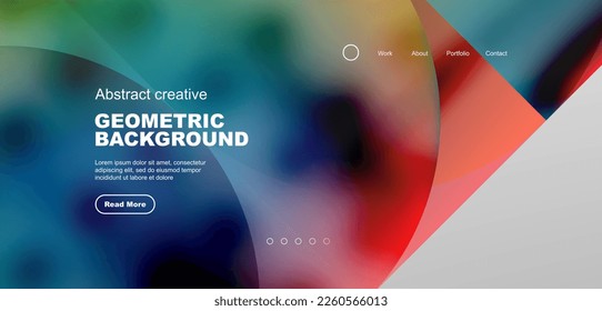 Abstract circles and lines geometric minimal trendy background. Business or technology design for wallpaper, banner, background, landing page, wall art, invitation, prints