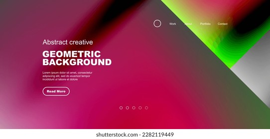 Abstract circles and lines geometric minimal trendy background. Business or technology design for wallpaper, banner, background, landing page, wall art, invitation, prints