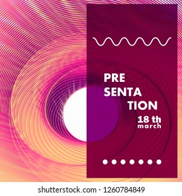 Abstract circles lines pattern design