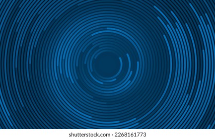 Abstract Circles Lines round frame dynamic AI Technology science Hitech communication concept innovation background vector design