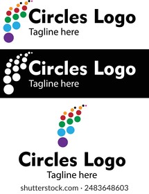 Abstract circles logo for business or personal use. 