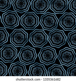 abstract circles on a black background,vector illustration