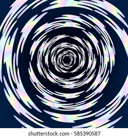 Abstract circles on a blue background, vector illustration
