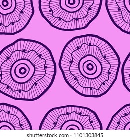 abstract circles on a pink background vector art, idea for decoration