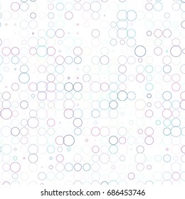 Abstract circles on a white background
