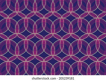 Abstract circles pattern