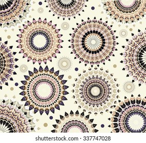 Abstract circles, retro design