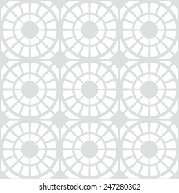 Abstract circles seamless pattern.