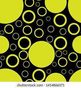 Abstract circles seamless texture for backgrounds and prints on clothes