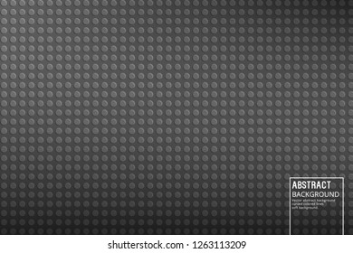 Abstract Circles and Shadows on Gray Background. Vector Design Template with Soft Gradient, for Posters, Slides, start pages.