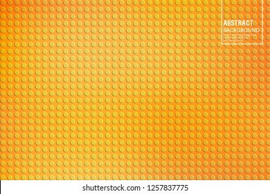 Abstract Circles and Shadows on Orange Background. Vector Design Template with Soft Gradient, for Posters, Slides, start pages.