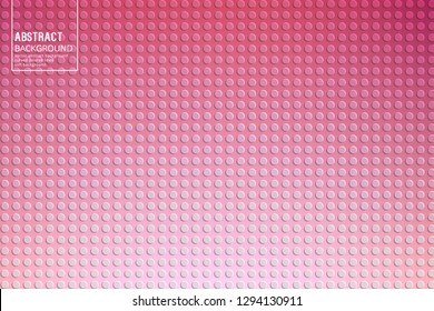 Abstract Circles and Shadows on pink Background. Vector Design Template with Soft Gradient, for Posters, Slides, start pages.