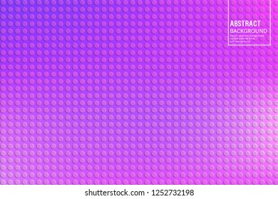 Abstract Circles and Shadows on Violet Background. Vector Design Template with Soft Gradient, for Posters, Slides, start pages.