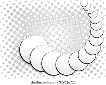 Abstract circles shape symbol background