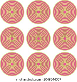 Abstract with circles shape for wallpaper, poster and decoration