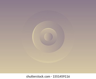 abstract circles system with wired texture in retro sepia shades