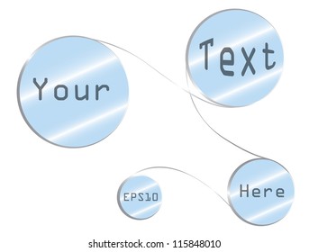 abstract circles for text (eps10)
