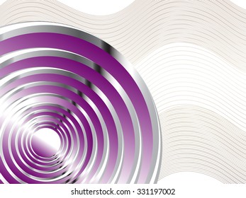 Abstract circles twister blend background