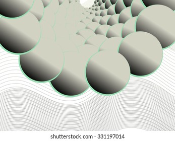 Abstract circles twister blend background