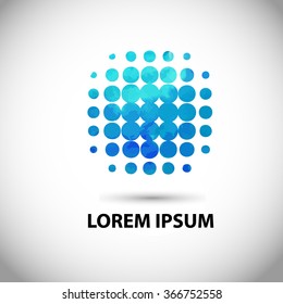 Abstract circles. Vector